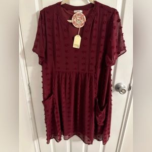 Jodifl power hour dress size large, new with tags